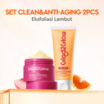 Glad2Glow Yuzu Aha Blackhead Exfoliating Cleanser facial wash skincare face wash sabun cuci muka cleansing balm exfoliating exfoliasi wajah sabun muka pembersih wajah Yuzu Aha Blackhead Exfoliating Cleanser Eksfoliasi secara lembut g2glow official store