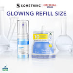 [PAKET GLOWING] SOMETHINC [2 PCS] Diamond Glow PhytoCell Serum + Ceramic Skin Saviour Moisturizer Gel - Brightening Acne Skin Barrier