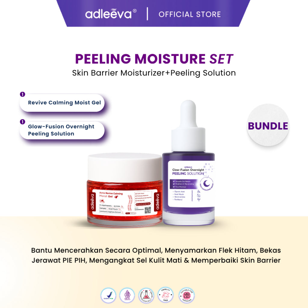 ADLEEVA- BUNDLE Peeling Solution + Moisturizer SET