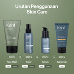 [KAHF BUNDLE 3IN1 PAKET FACIAL WASH - LAWAN JERAWAT, DEBU, DAN KOTORAN] Triple Pack Kahf Acne and Pore Cleanse Scrub 100 ml - Sabun Cuci Muka Pria dengan Scrub untuk Melawan Jerawat - Skincare Cleanser for Daily Use
