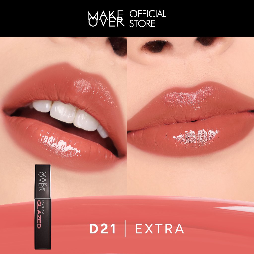 [SPECIAL 11.11] MAKE OVER Powerstay Glazed Lock Lip Pigment - NIKI Aqeela Sargio Mahalini Lip Glazed Plump Gloss Next Level Lip Cream Transferproof Pigmented Tahan Lama 24 Jam Ringan Lipstick Long Lasting Somethin Time Less w Maybe Euphoria