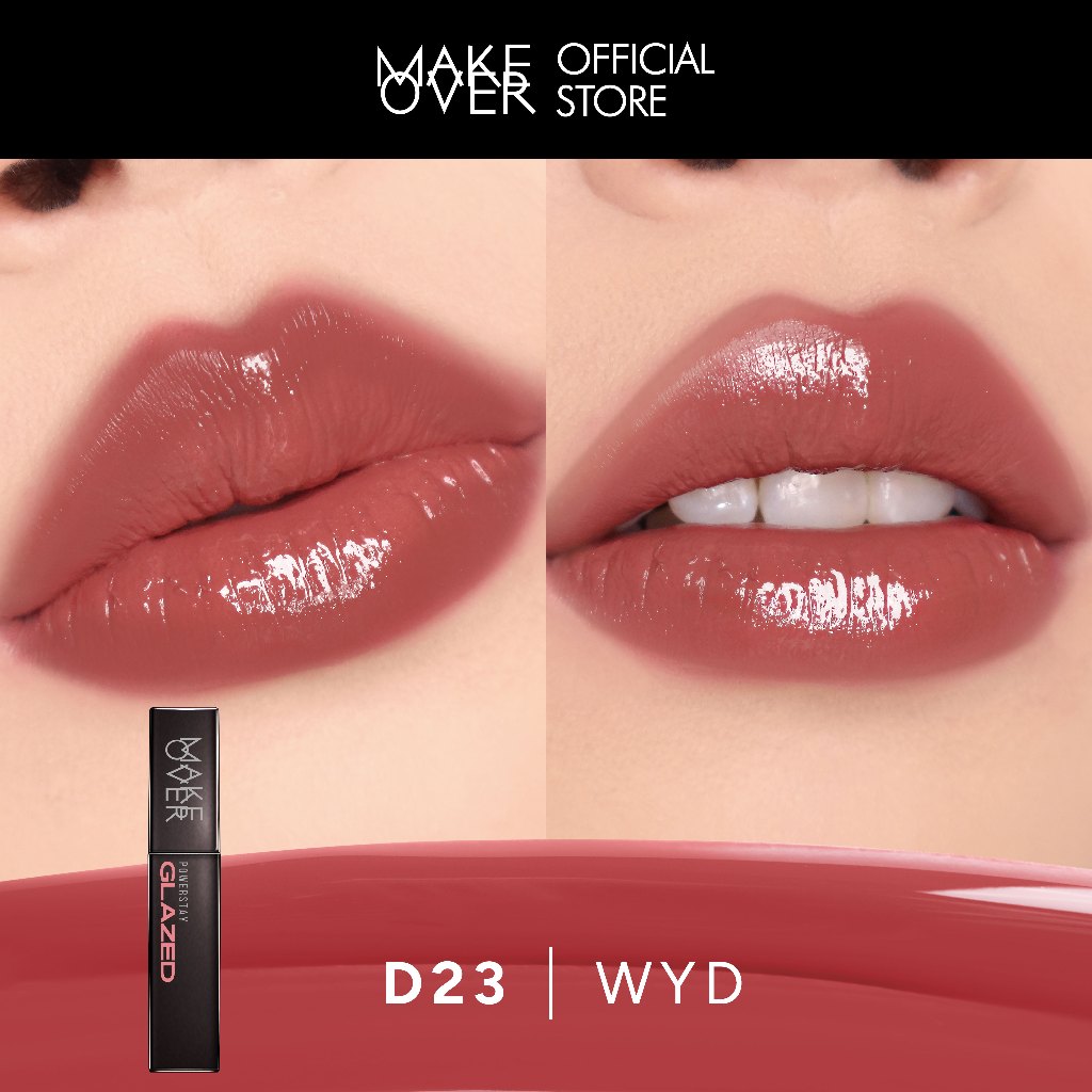 [SPECIAL 11.11] MAKE OVER Powerstay Glazed Lock Lip Pigment - NIKI Aqeela Sargio Mahalini Lip Glazed Plump Gloss Next Level Lip Cream Transferproof Pigmented Tahan Lama 24 Jam Ringan Lipstick Long Lasting Somethin Time Less w Maybe Euphoria