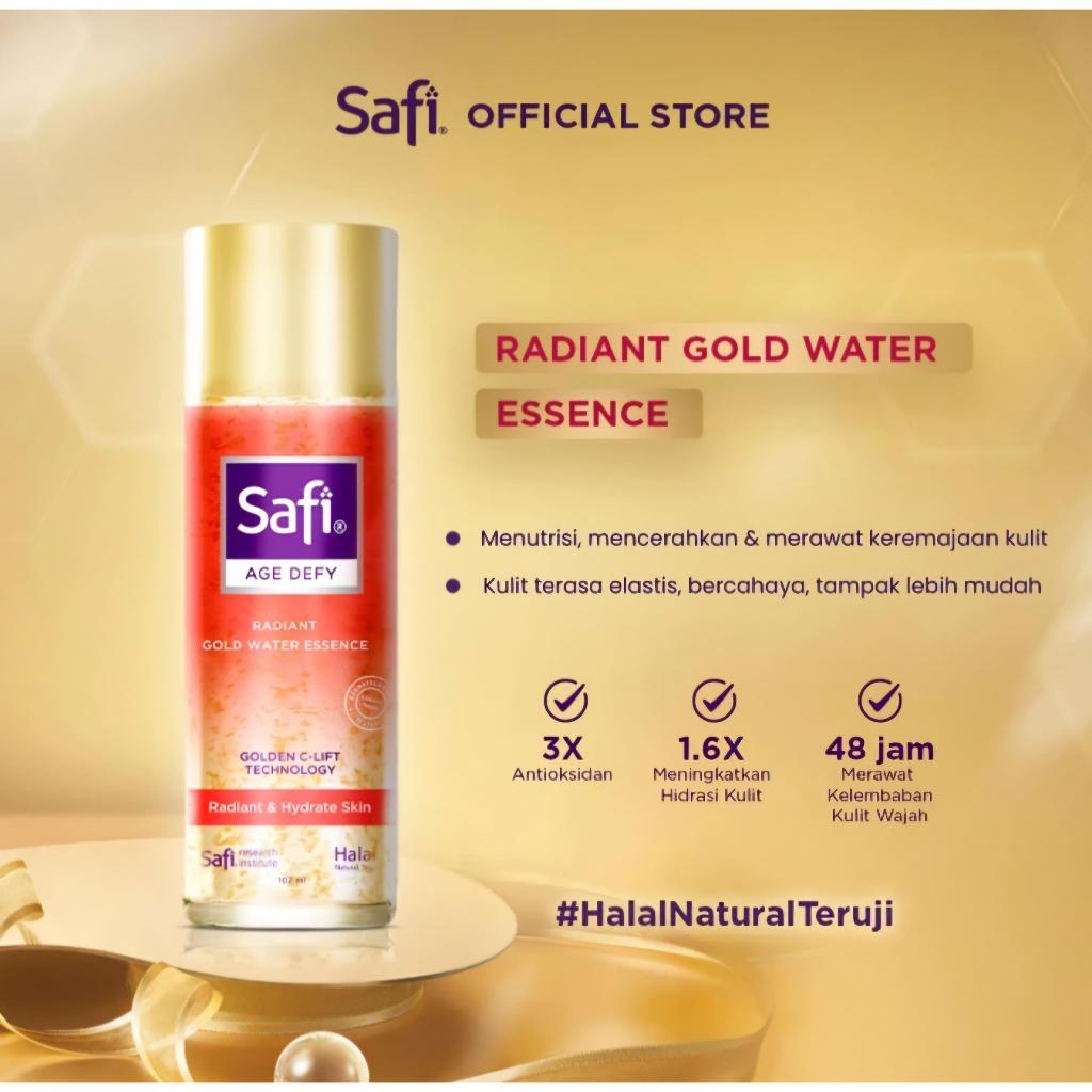 Safi Age Defy Radiant Youth Care AM-PM Set (Radiant Gold Water Essence 102 ml + Radiant Day & Night Cream 25gr)