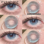 Eyeshare Softlens Blue 1Pasang 14.0mm-14.5mm Lensa Kontak Warna Normal Softlen
