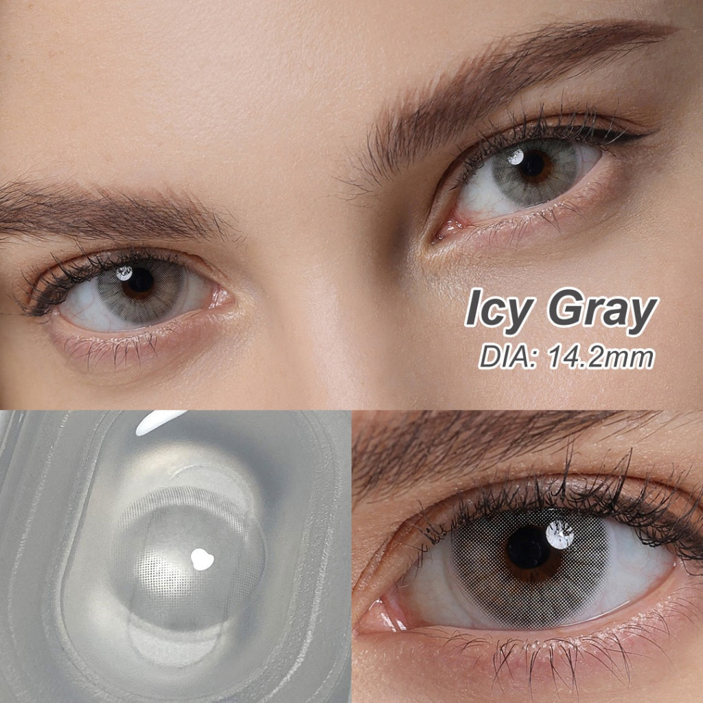 [0.00 s/d -8.00]Softlens Minus Queen Amber Lensa Kontak Warna DIA14.2MM Hidrocor Soflen 1Pasang 6Bulan