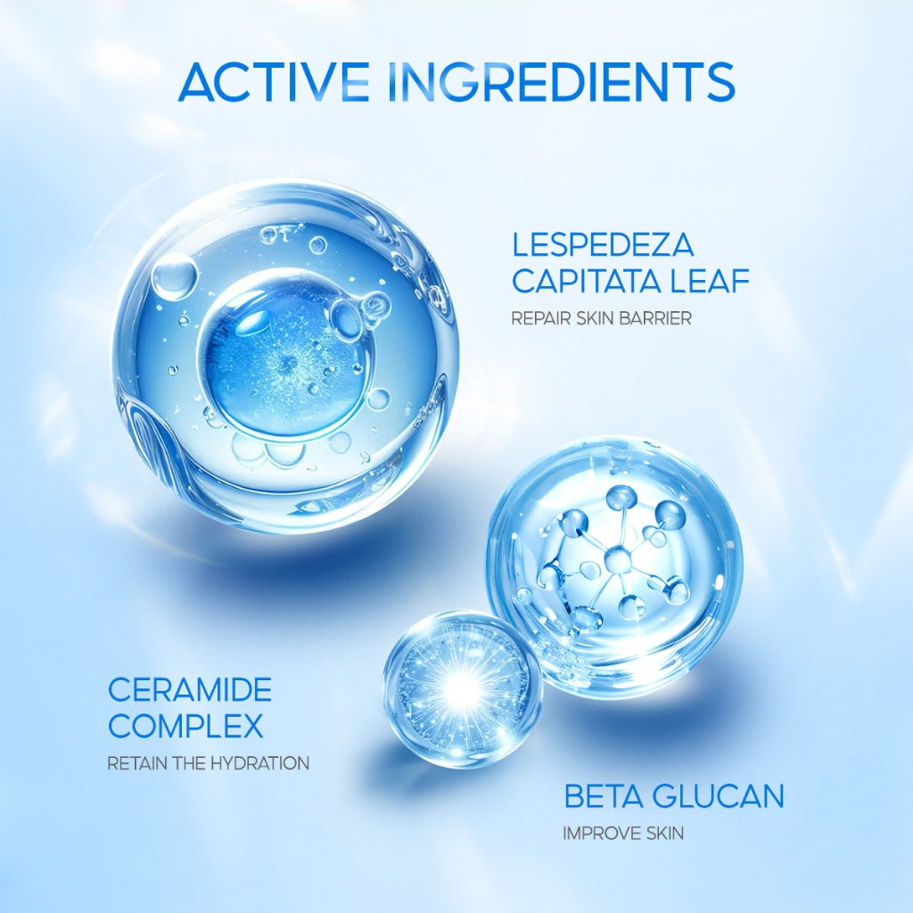 ELFORMULA Intensive CeraHydro Barrier Repair Moisture Gel - Moisturizer Calming Pelembab Wajah Pagi Malam Kulit Cerah Skin Barrier Hyaluronic Acid with CeraHydro + Plant Extract & Ceramide Skincare Oil Control Kulit Kering Iritasi