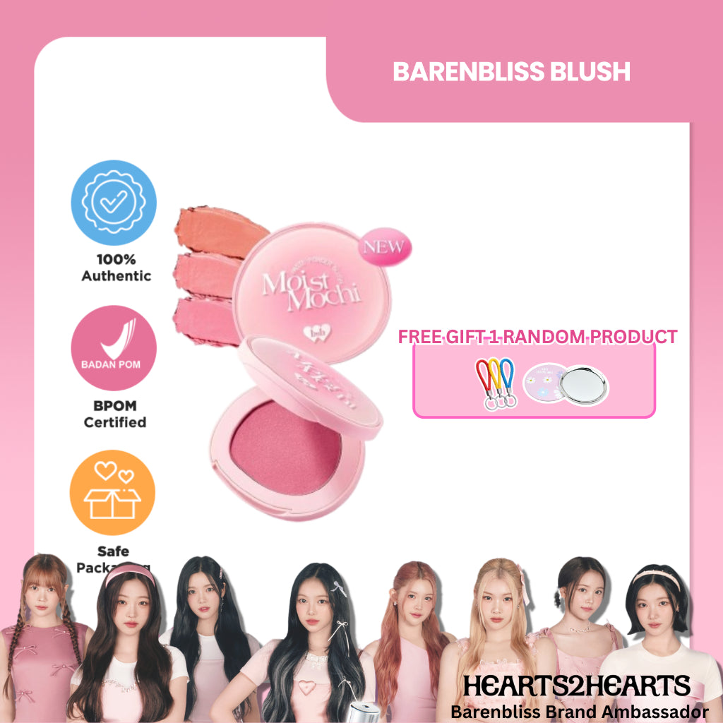 BNB barenbliss Moist Mochi Paste Powder Blush