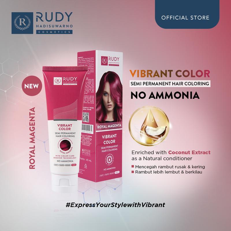 [Flush Out] Rudy Hadisuwarno Cosmetics Vibrant Color Royal Magenta 45 gr (WH005)