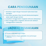 [  ] CLEORA Whitening Special Bundle Glow Smooth Moisturizer - Pelembab Muka Kering Dan Kusam Scincare Gel Mencerahkan Dark Spot Meratakan Warna Kulit Brightening Mosturizer Skin Barrier with Niacinamide Skincare Pemutih Wajah Day Cream and Night