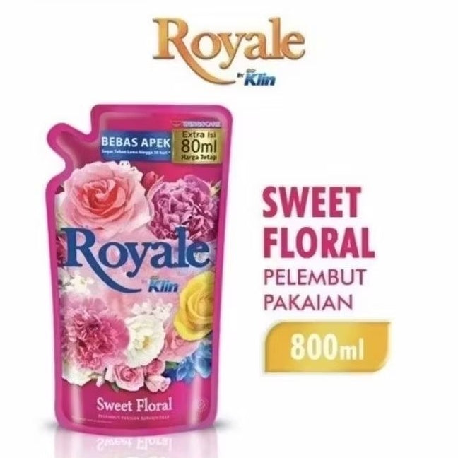 Royale by So Klin Pelembut & Pewangi Pakaian Refill 680 + 40 ml