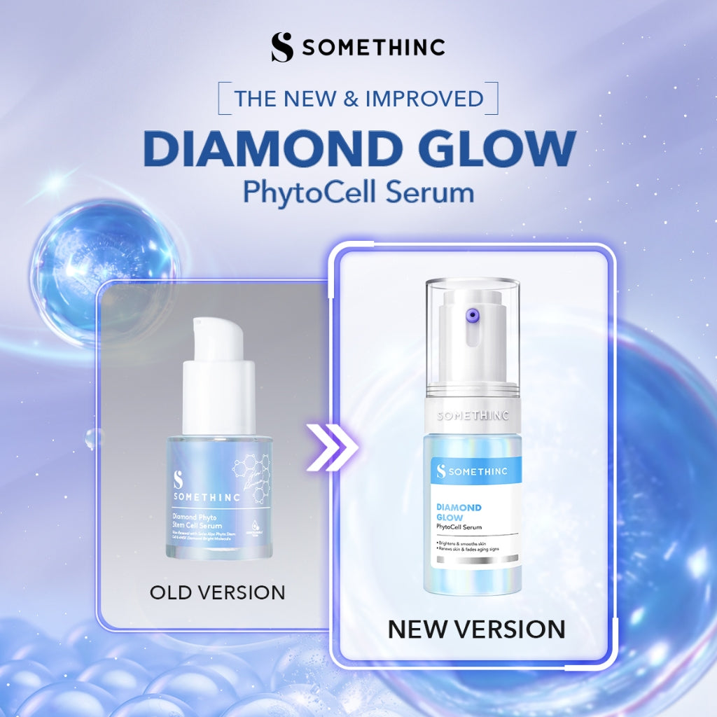 [BUNDLE HEMAT] SOMETHINC [2 PCS] Calm Down Moisturizer Refill x Serum (Calm Down! Skinpair R-Cover Cream Moisturizer, Diamond Serum, 10% Lactic + Glycolic Peeling Serum, Diamond Serum) Pelembap Muka untuk Kulit Sensitif, Kemerahan - free jade roller