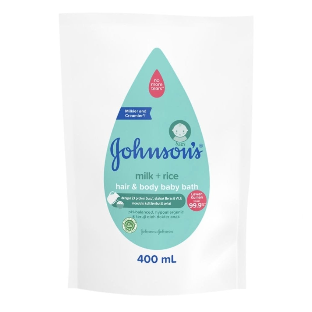 Johnson's Baby Sabun Mandi & Sampo Bayi Refill 400 ml