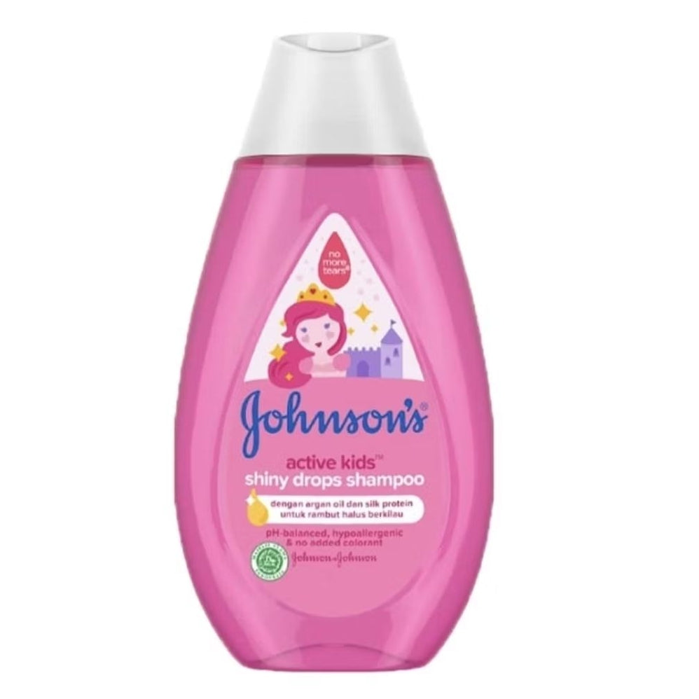 Johnson's Active Kids Sampo Anak Shiny Drops Botol 100 ml
