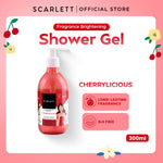 Scarlett Fragrance Brightening Shower Gel Cherrylicious | Body Wash | Sabun Mandi Cair