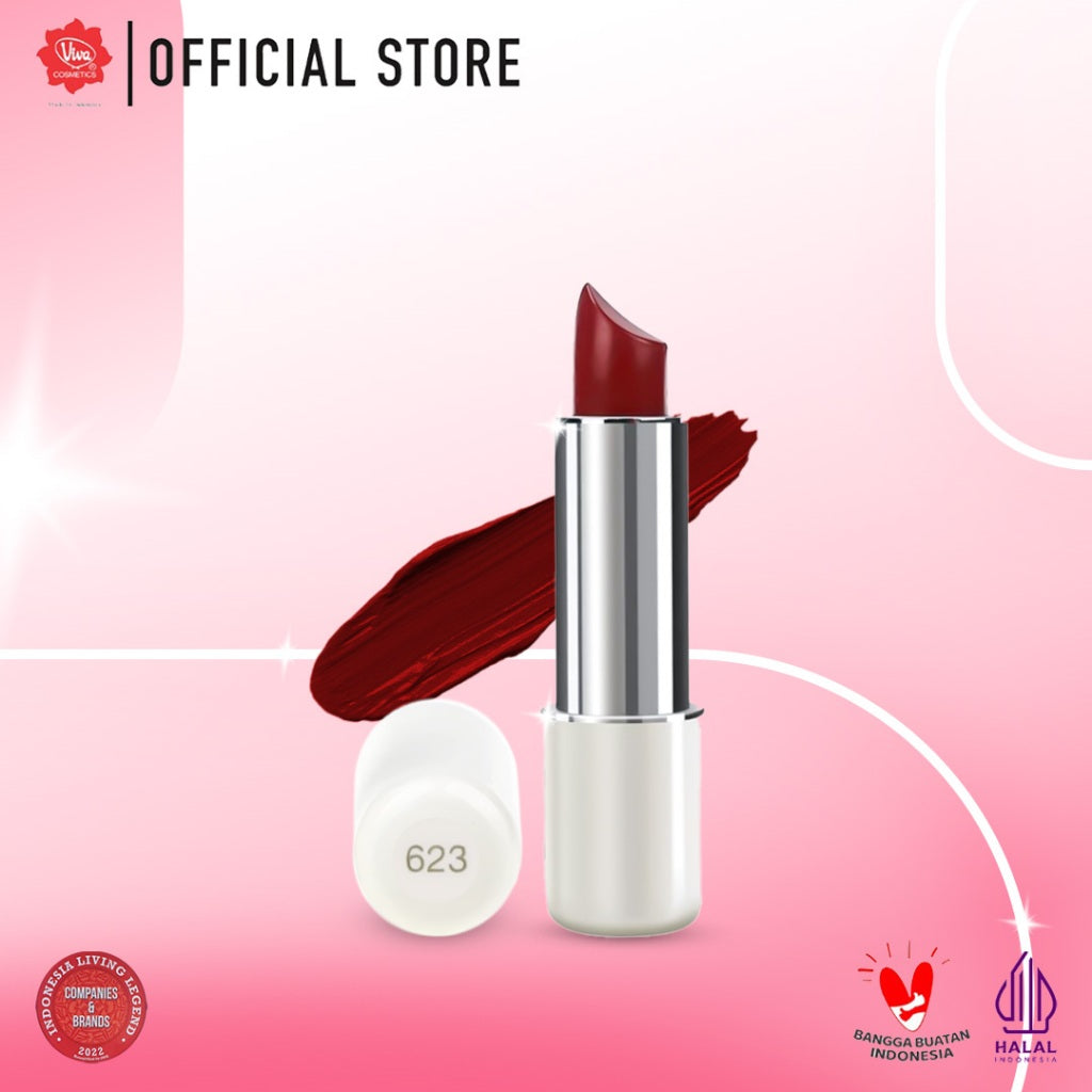 Red-A Lipstick with VIT E, Shea Butter, Avocado Oil & Squalane; no: 621 - 651 (3gr)
