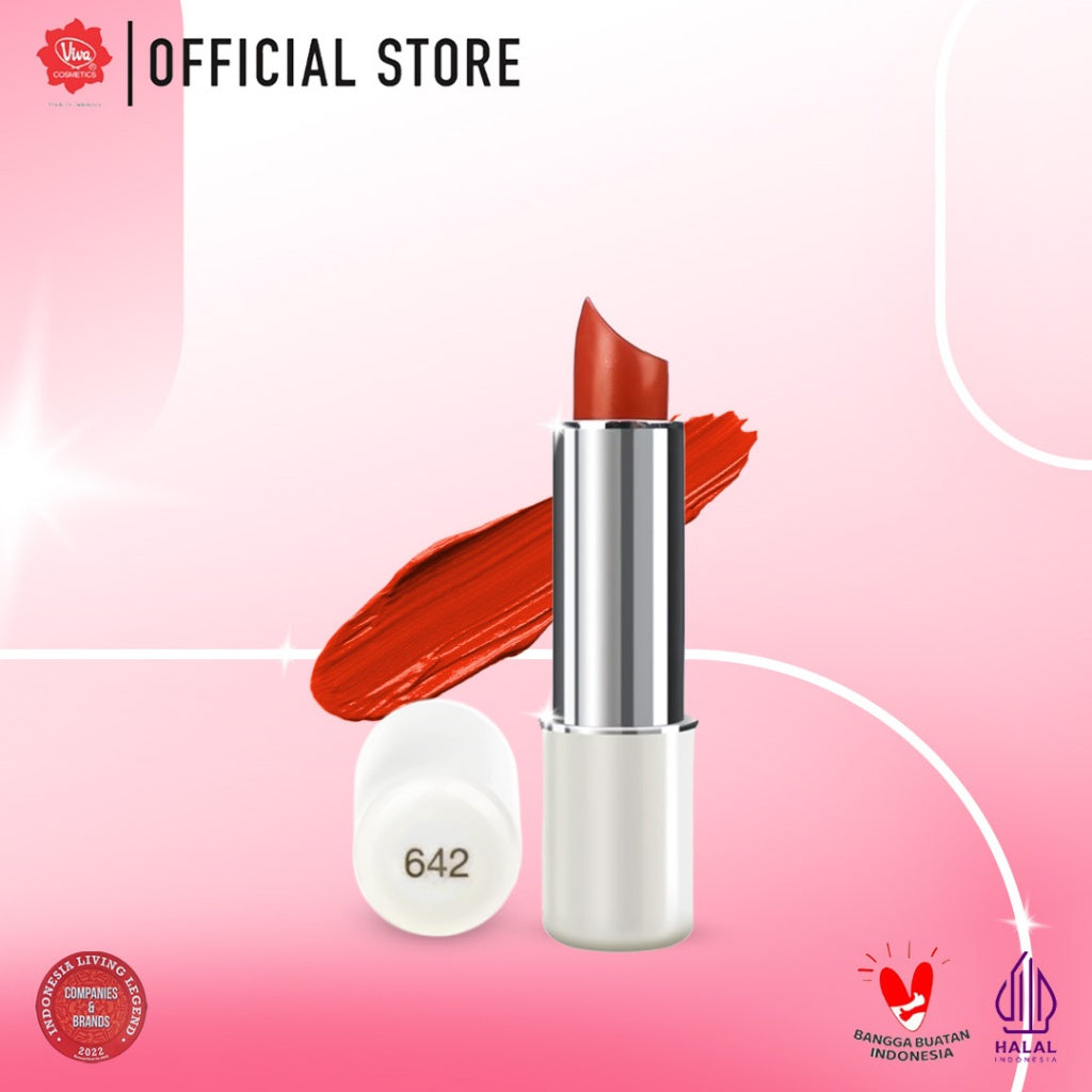 Red-A Lipstick with VIT E, Shea Butter, Avocado Oil & Squalane; no: 621 - 651 (3gr)