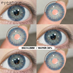Eyeshare Softlens Minus Big Eyes VIENNA Chocolate 14.5mm 1 Pasang Lensa Kontak Cokelat