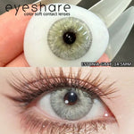 Eyeshare Softlens Minus Estonia Gray 1Pasang 14.5mm Lensa Kontak Minus