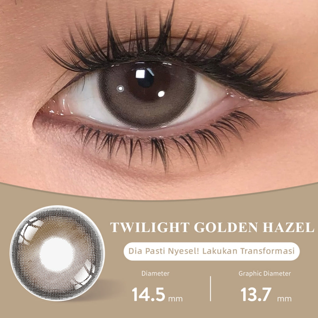 [Fuji Favorite] Lilmoon Softlens Kualitas Jepang softlens minus (0,00 sampai -8.50) natural contact softlens/softlens warna/Lensa kontak/Japan lens/Lensa minus/softlens brown/Grey