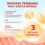 [NEW] HANASUI Gentle Retinol Moisturizer Gel 30g - Pelembab Gel Lembap & Cegah Tanda Penuaan Dini - 3 Retinol Complex - Encapsulated Retinol & HPR