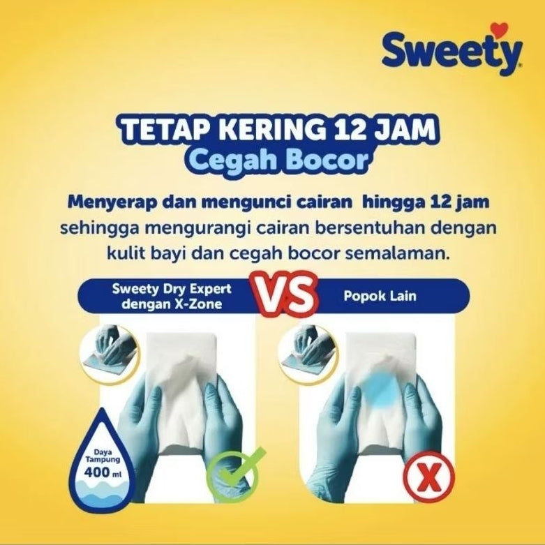 Sweety Bronze Dry X-Pert Popok Celana Bayi L 28 pcs