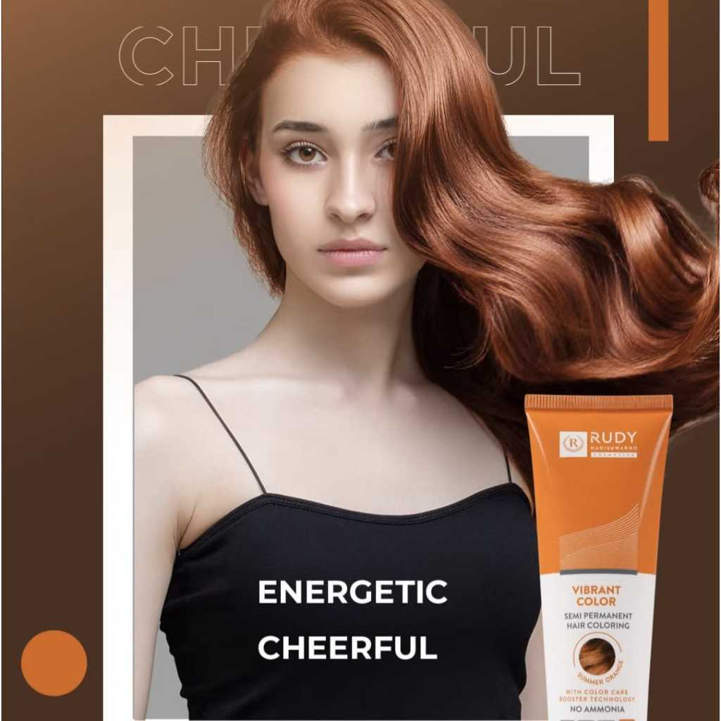 [Flush Out] Rudy Hadisuwarno Cosmetics Vibrant Color Summer Orange 45 gr (WH005)