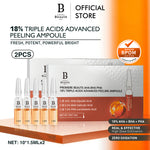 PREMIERE BEAUTE [NEW LAUNCH] [DAPAT 2] AHA BHA PHA 18% Triple Acids Advanced Peeling Ampoule REAL & EFFECTIVE High Dose Exfoliation ZERO OXIDATION Pore Refining