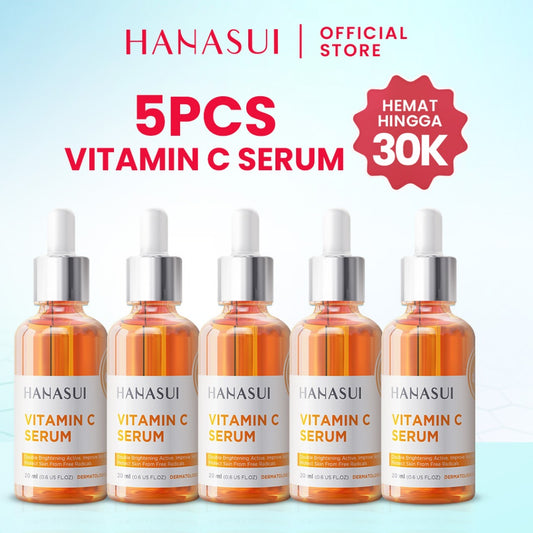 【5pcs Hemat】Hanasui Serum Vitamin C - Mencerahkan & Pudarkan Bintik Hitam 2% Vitamin C 2% Niacinamide 1% Betaine
