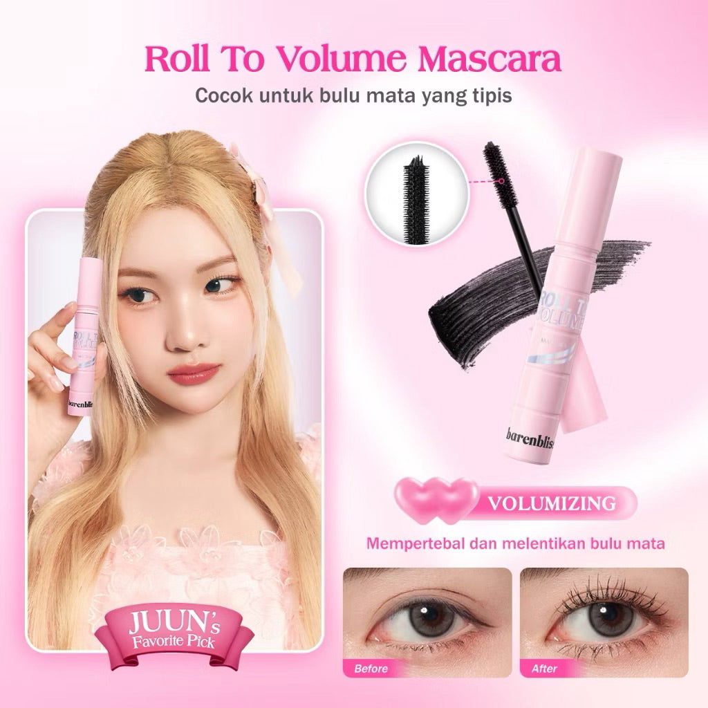 BNB barenbliss Korean Roll To Volume Lenghtening Mascara Remover Mascara Waterproof 8g