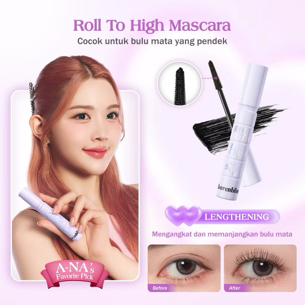 BNB barenbliss Korean Roll To Volume Lenghtening Mascara Remover Mascara Waterproof 8g