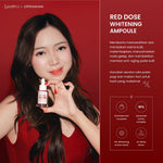 [PAKET 2 HEMAT] Lumos'a Red Dose Whitening Ampoule 30ml | 10% Niacinamide + 3% Tomato Extract Lycopene + 3% Tranexamic Acid | Body Whitening Serum
