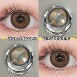 Magister Softlens 16mm Big Eyes Soflen Hitam Coklat Soflens Normal Doll Eyes 1Pair 6Months