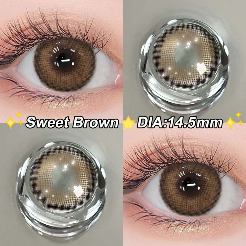 Magister Softlens 16mm Big Eyes Soflen Hitam Coklat Soflens Normal Doll Eyes 1Pair 6Months