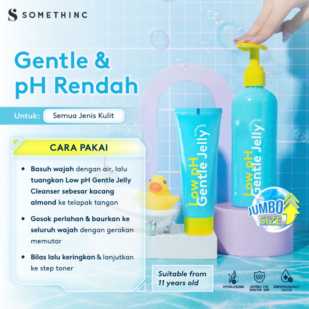 SOMETHINC - Cleanser Series Somethinc Low PH Jelly  | ACNEDOT Treatment Low pH | Calm Down Skinpair Bubble | Sabun Cuci Muka Semua Jenis Kulit Pembersih Kotoran Kulit Tidak Ketarik All Skin Type Gentle Cocok untuk kulit sensitif