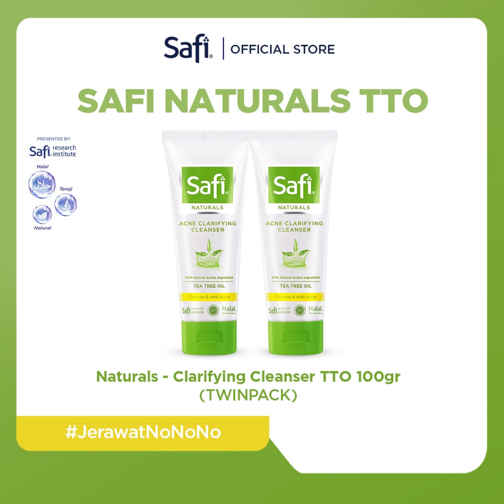 Twinpack Safi Naturals Clarifying Cleanser 100gr