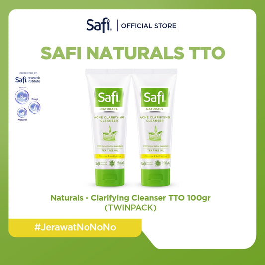 Twinpack Safi Naturals Clarifying Cleanser 100gr