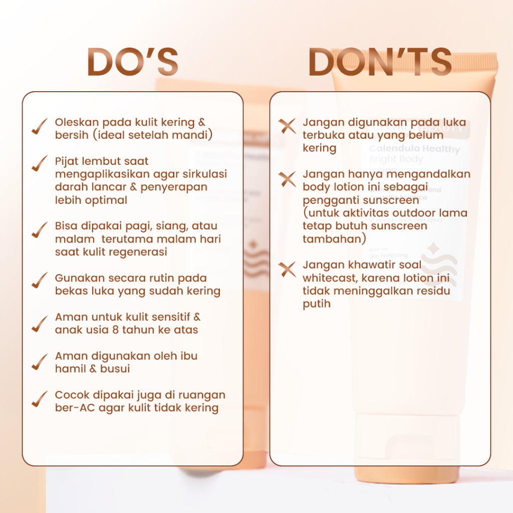 [HOT]Cleora Calendula Healthy Bright Body Lotion – Handbody Wanita Pria With Niacinamide Brightening Memudarkan Bekas Luka Pereda Eksim Body Butter Skin Care Whitening Lotion Pemutih Seluruh Tubuh BPOM Kosmetik Penghilang Koreng Gelap Tangan Kaki