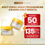 Cleora Twinpack Exclusive Glow Jelly Booster 30gr Special Bundle 2pcs - Moisturizer Untuk Brightening Dan Anti Aging Wanita Pria Day Cream Night Cream Pemutih Wajah Pelembab Wajah