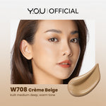 YOU Cloud Touch Skin Tint For ALL Skin Perfect Coverage Liquid Foundation Serum Tint 24h Matte Oil Control SPF 25