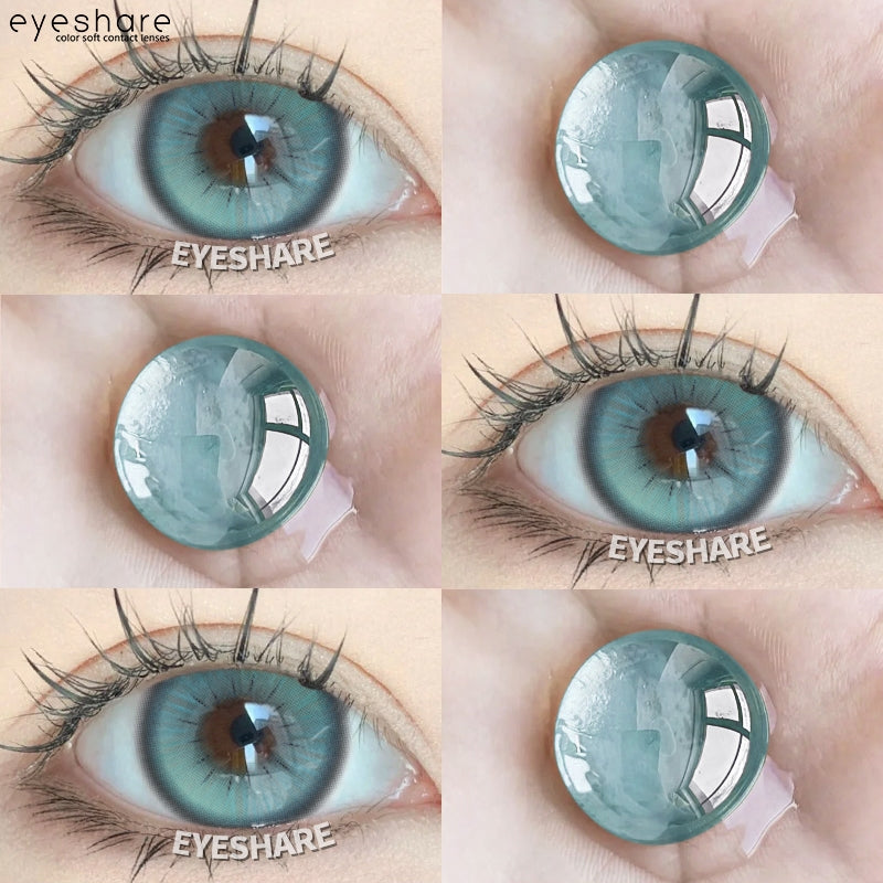 Eyeshare Softlens Lensa Kontak Mata Putih Cosplay Halloween Softlen Putih