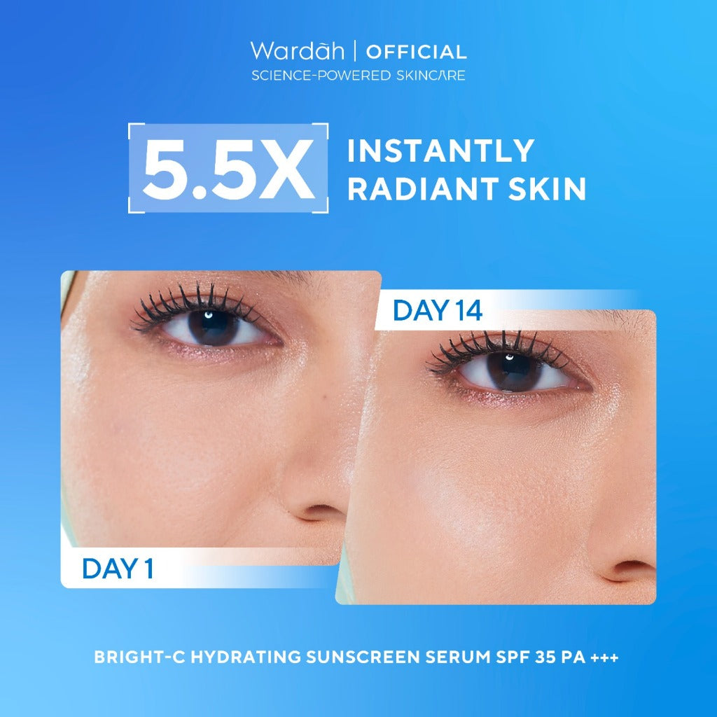Wardah UV Shield Bright C-Hydrating Sunscreen Serum SPF 35 PA-Skincare