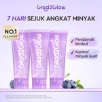 [Hemat 4PCS]Glad2Glow Facial Cleanser Series-Low PH Gel Centella Mencerahkan Pencerah Wajah Anti Jerawat Penuaan Hilangkan Flek & Tenangkan face wash Pembersih Wajah Membersihkan kotoran dan minyak Menjaga pelindung kulit Mengobati g2glow official store