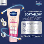 Vaseline Healthy Bright Soft + Glow Serum Pelembap Tubuh SPF 20 180 ml
