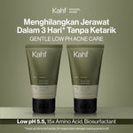 Twin Pack Kahf Face Wash Oil and Acne Care 100 ml - 2 pcs Sabun Cuci Muka Pria untuk Membantu Lawan Jerawat dan Kontrol Minyak - Suitable for Daily Use