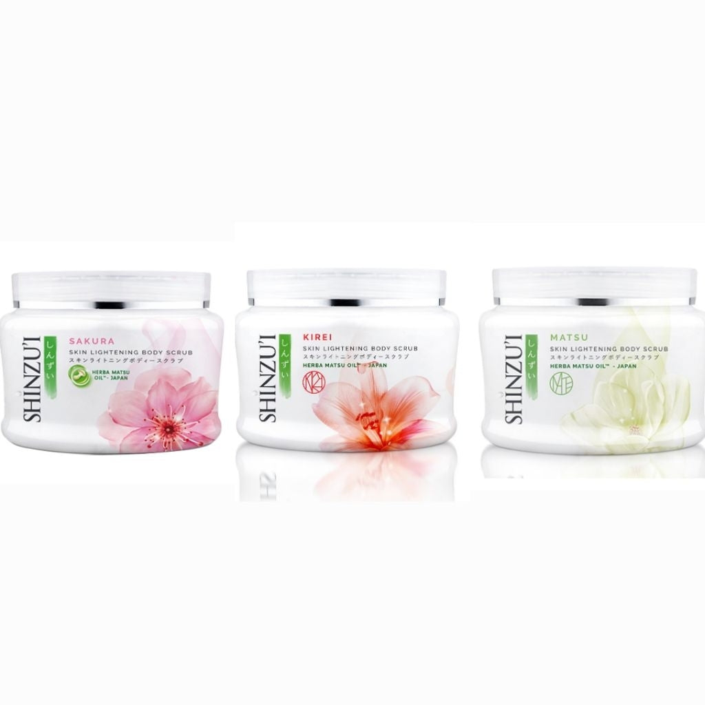 Shinzui Skin Lightening Scrub Tubuh Pencerah Kulit 200 g