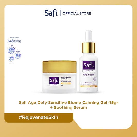 Safi Age Defy Sensitive Biome Calming Gel 45gr + Soothing Serum