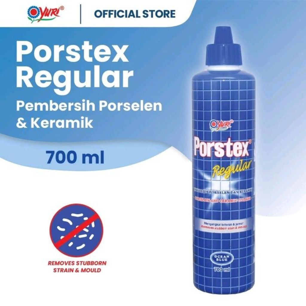 Yuri Porstex Cairan Pembersih Kamar Mandi Biru 700 ml