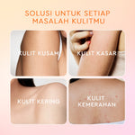 [SPECIAL DISCOUNT]GLAD2GLOW Tropical Velvet Moist & Smooth Hand Body Serum 300ml | Body Cream Body Lotion Menghidrasi Kulit Mencerahkan Dan Pemutih Tubuh Atasi Kulit Belang Brighty Body Care Whitening Skinvu body lotion glad2glow official store