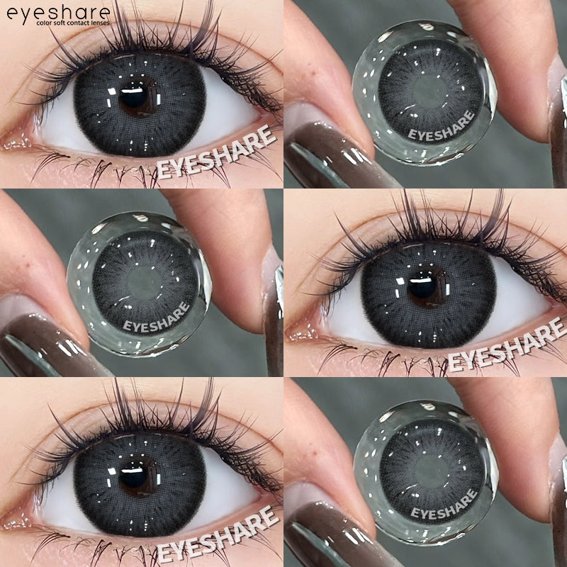 【COD】Softlens Sepasang Lensa kontak warna, lensa warna HOLLAND seri softlen Normal soflen brown Berwarna Lensa Besar Ukuran 14.5mm/Free Lens Case