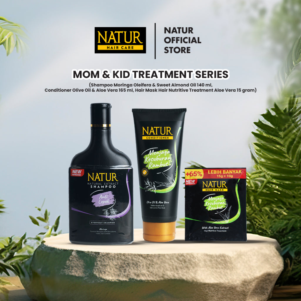 Mom & Kid Treatment Series - Perawatan Rambut Rusak Ibu dan Anak